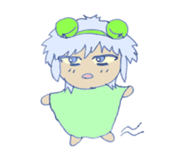 Cute frog girl everyday and makeover sticker #5288335