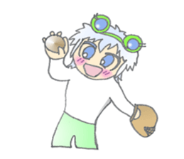 Cute frog girl everyday and makeover sticker #5288344