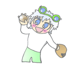 Cute frog girl everyday and makeover sticker #5288344