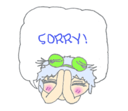 Cute frog girl everyday and makeover sticker #5288348