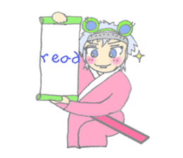 Cute frog girl everyday and makeover sticker #5288349