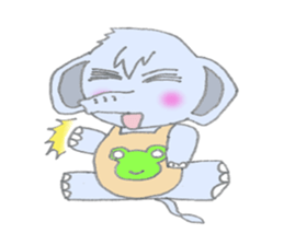 Cute frog girl everyday and makeover sticker #5288353