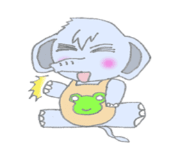 Cute frog girl everyday and makeover sticker #5288353