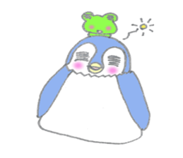 Cute frog girl everyday and makeover sticker #5288356