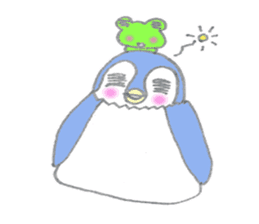 Cute frog girl everyday and makeover sticker #5288356