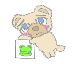 Cute frog girl everyday and makeover sticker #5288359