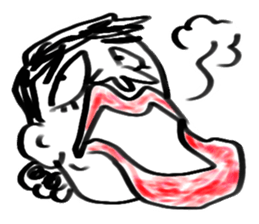 Comic Faces of the Scribble sticker #5288573