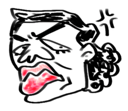 Comic Faces of the Scribble sticker #5288574