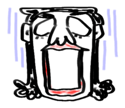 Comic Faces of the Scribble sticker #5288575