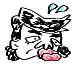 Comic Faces of the Scribble sticker #5288576