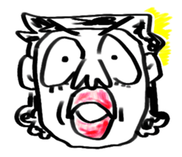 Comic Faces of the Scribble sticker #5288582