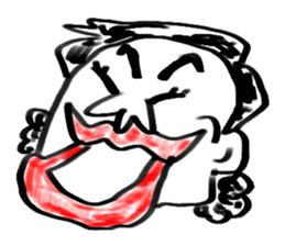 Comic Faces of the Scribble sticker #5288583