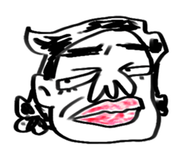 Comic Faces of the Scribble sticker #5288585