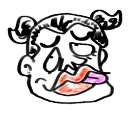 Comic Faces of the Scribble sticker #5288586