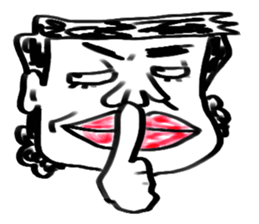 Comic Faces of the Scribble sticker #5288588