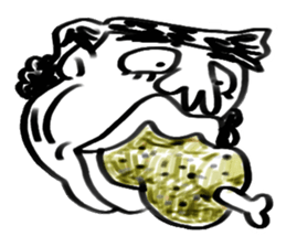 Comic Faces of the Scribble sticker #5288592