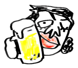 Comic Faces of the Scribble sticker #5288593