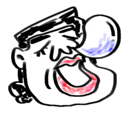 Comic Faces of the Scribble sticker #5288595