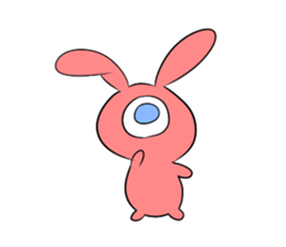 monoeye bunny sticker #5288724