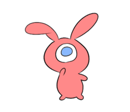 monoeye bunny sticker #5288724