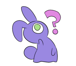 monoeye bunny sticker #5288728