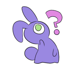 monoeye bunny sticker #5288728