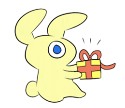 monoeye bunny sticker #5288738