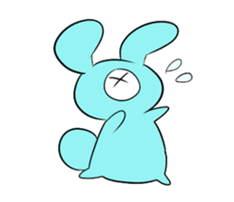 monoeye bunny sticker #5288740