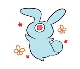 monoeye bunny sticker #5288742