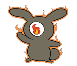 monoeye bunny sticker #5288744