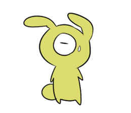 monoeye bunny sticker #5288748