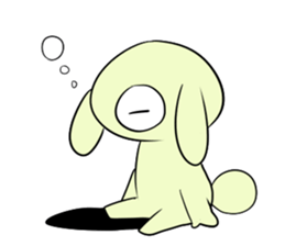 monoeye bunny sticker #5288750