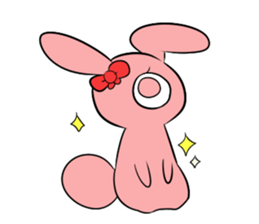 monoeye bunny sticker #5288755