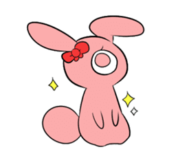 monoeye bunny sticker #5288755
