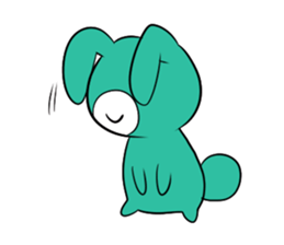 monoeye bunny sticker #5288756