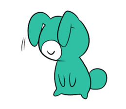 monoeye bunny sticker #5288756