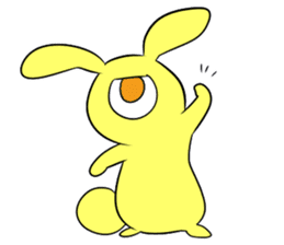 monoeye bunny sticker #5288759