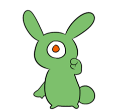 monoeye bunny sticker #5288760