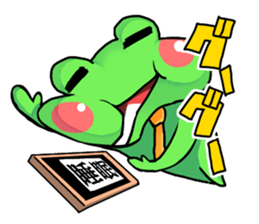 A frog man of Naniwa. sticker #5288939