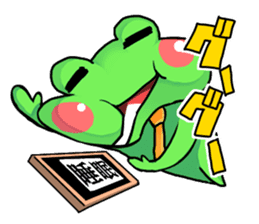 A frog man of Naniwa. sticker #5288939