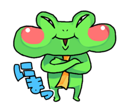 A frog man of Naniwa. sticker #5288944