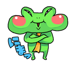 A frog man of Naniwa. sticker #5288944