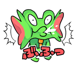 A frog man of Naniwa. sticker #5288946