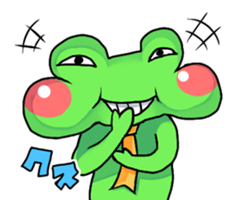 A frog man of Naniwa. sticker #5288956
