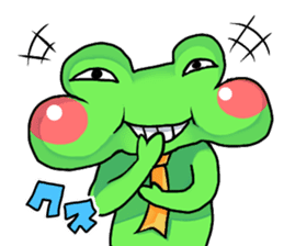 A frog man of Naniwa. sticker #5288956
