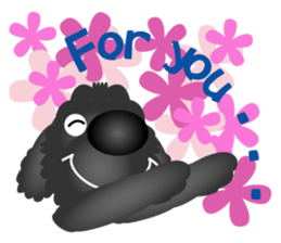 Black dog bikke part.1 sticker #5289299