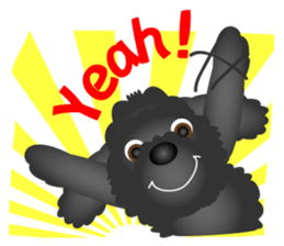 Black dog bikke part.1 sticker #5289307