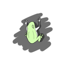 Dark frog sticker #5290143