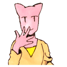 Cat man Sticker sticker #5290618