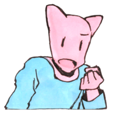 Cat man Sticker sticker #5290624